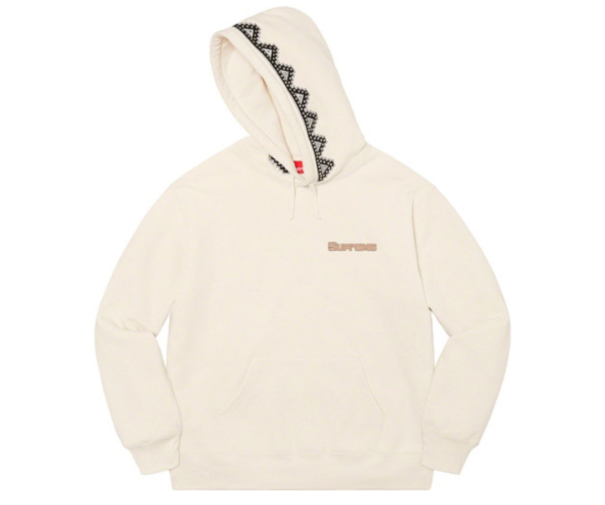 Supreme Pharaoh Studded Hooded Sweatshirt Natural – Soul Drips