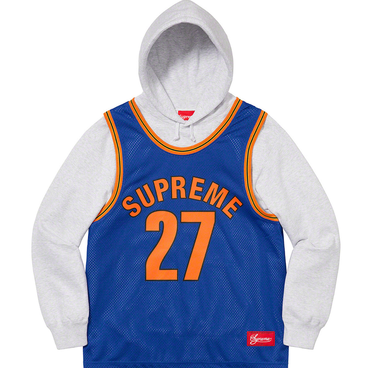 Supreme Basketball Jersey Hooded sweatshirt