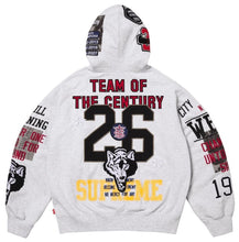 Load image into Gallery viewer, Supreme Warriors Appliqué Zip Up Hooded Sweatshirt