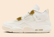 Load image into Gallery viewer, Air Jordan 4 “Gold and White”