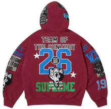 Load image into Gallery viewer, Supreme Warriors Appliqué Zip Up Hooded Sweatshirt