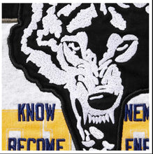 Load image into Gallery viewer, Supreme Warriors Appliqué Zip Up Hooded Sweatshirt