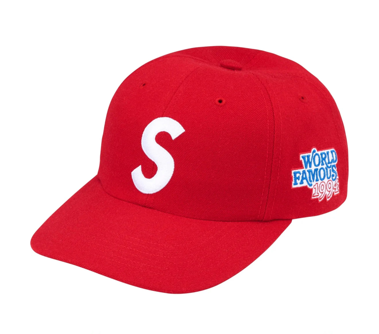 帽子 Supreme World Famous S Logo 6-Panel Supreme World Famous S Logo 6-Panel (SS25) - $48
