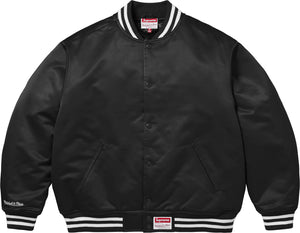 SUPREME®/MITCHELL & NESS SATIN VARSITY JACKET