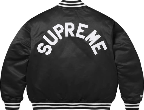 SUPREME®/MITCHELL & NESS SATIN VARSITY JACKET