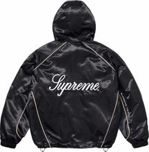 Load image into Gallery viewer, SUPREME SATIN HOODED TRACK JACKET