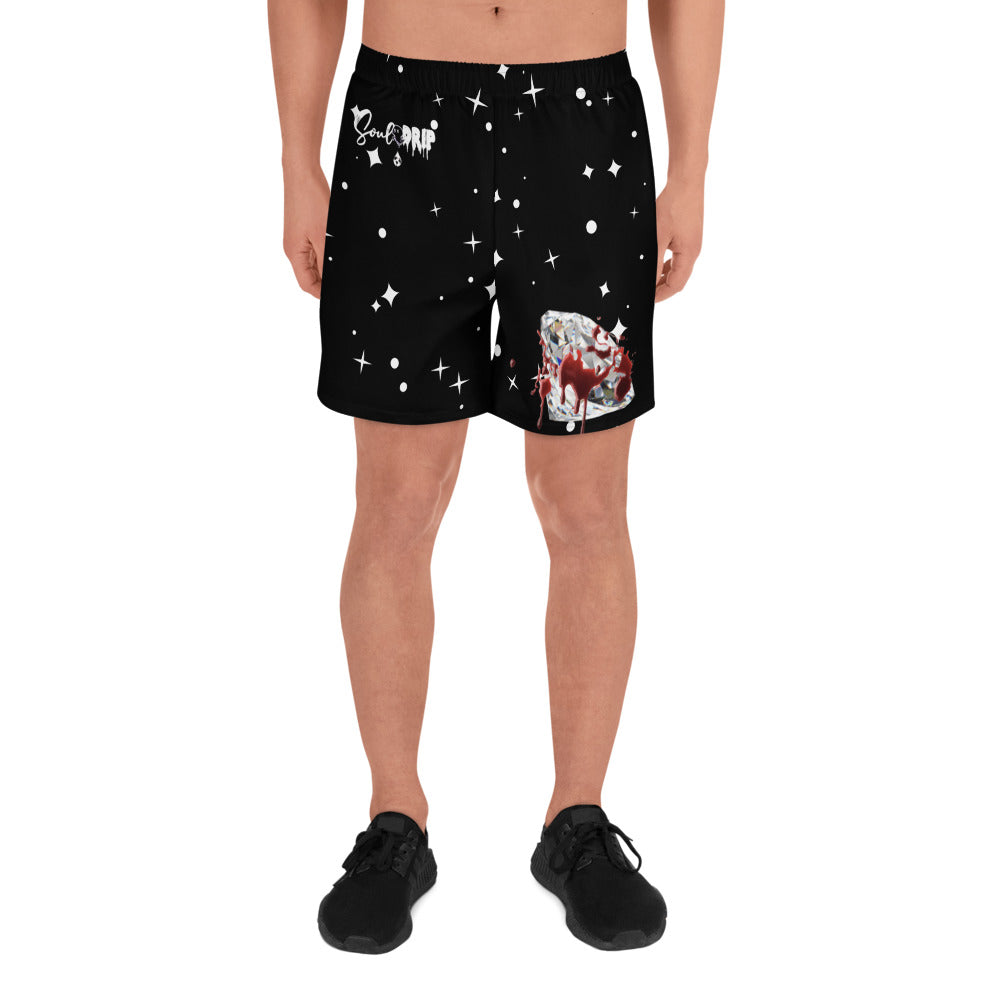 Soul Drips Blood Diamonds Athletic Shorts