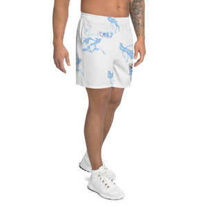 Soul Drips Blue Diamonds Shorts