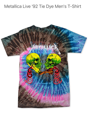 Metallica live 92 tie dye T-shirt