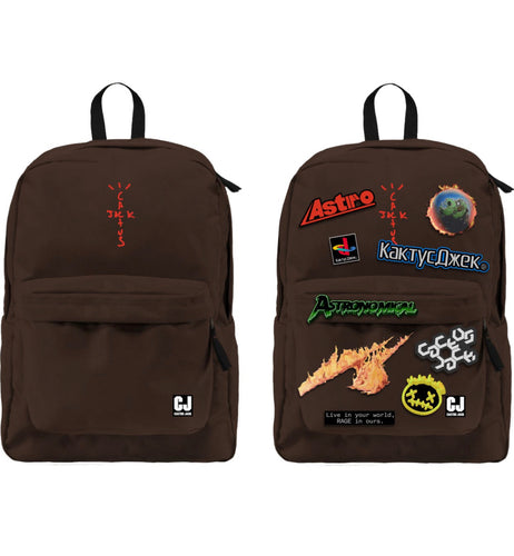 Travis Scott Cactus Jack Backpack Patch Set