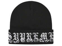 Load image into Gallery viewer, Supreme Old English Rhinestone Beanie