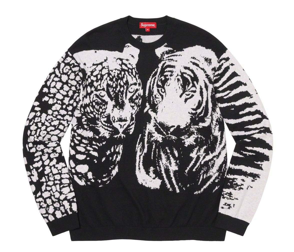 Supreme BIG CATS JACQUARD L/S TOP