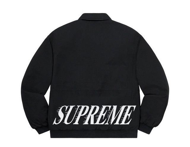 Supreme Black Fur Varsity Jacket (SS20)