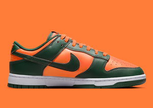 Nike Dunk Low “Miami Hurricanes”