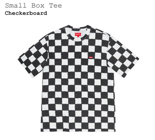 Supreme Small Box Logo Checkerboard Tee