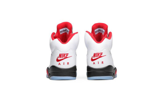 fire red 5s nike air
