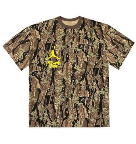 Travis Scott Jordan cactus Jack Camo T-shirt