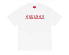 Load image into Gallery viewer, Supreme Old English Rhinestone S/S Top