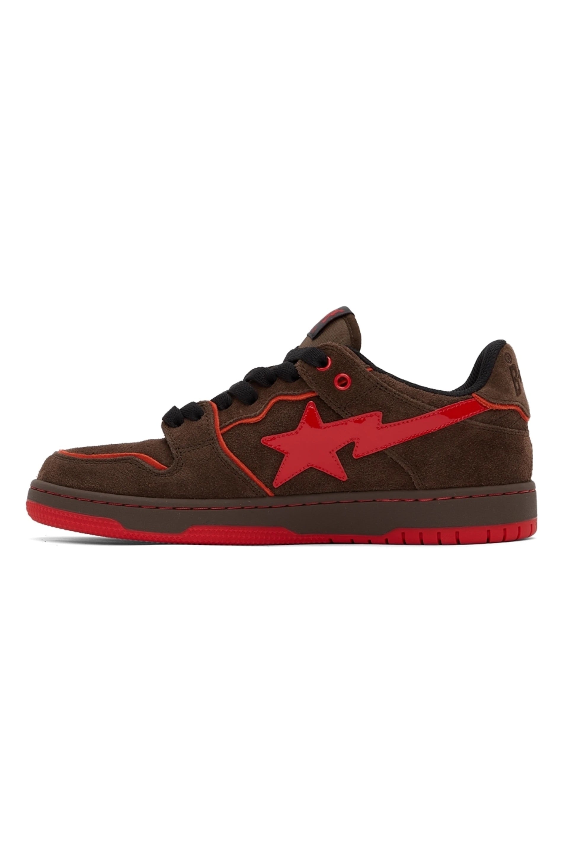 BAPE Brown & Orange Suede SK8 STA Sneakers – Soul Drips