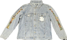 Load image into Gallery viewer, Soul Drips Tapestry Bones Jean Jacket