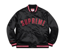 Load image into Gallery viewer, Supreme Mitchell and Ness Satin Varsity Jacket
