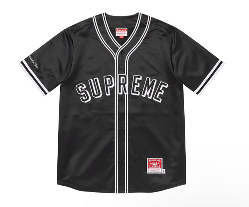 SUPREME®/MITCHELL & NESS® SATIN BASEBALL JERSEY