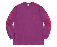 Load image into Gallery viewer, Supreme S2W8 L/S Pocket Tee
