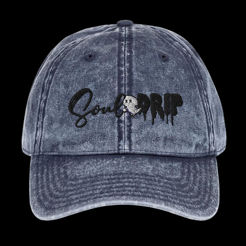Soul Drips Logo Vintage Twill Cap