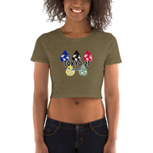 Load image into Gallery viewer, Soul Drips “World Drip Olympia “Crop Tee