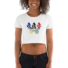 Load image into Gallery viewer, Soul Drips “World Drip Olympia “Crop Tee